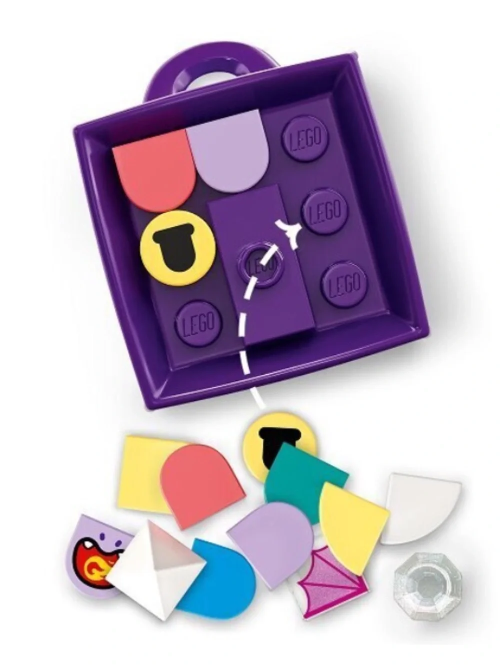 Lego Dots Dragon Bag Tag, 41939, DIY Craft